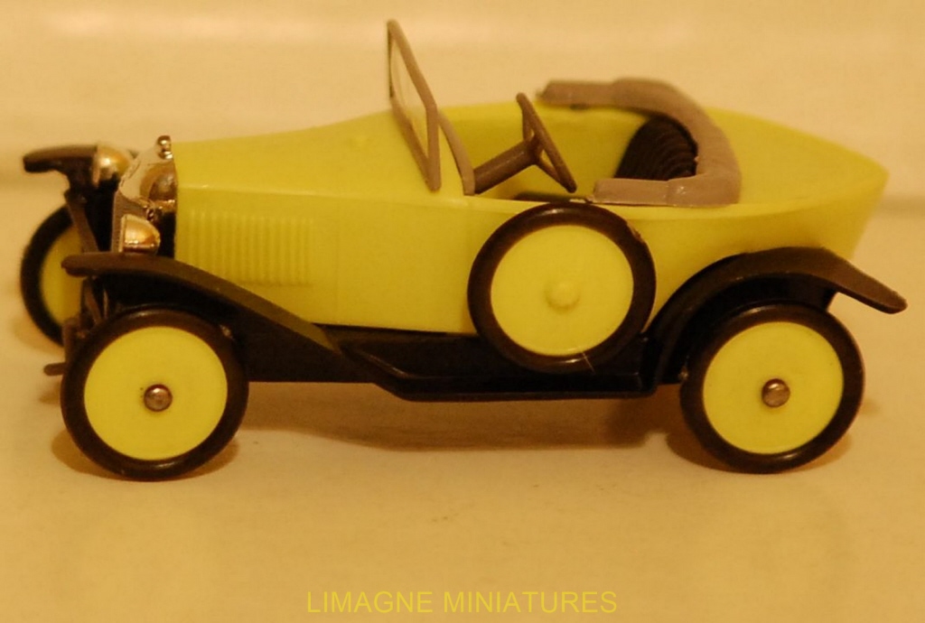 Miniature Norev 1/43 - Citroën 5HP Crème - Vintage En Boîte - Occasion